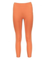 Gymshark Legginsy sportowe "KK Twins" w kolorze pomarańczowym rozmiar: M. Pomarańczowe legginsy damskie Gymshark, m, bez wzorów, z materiału. Za 74.63 zł.