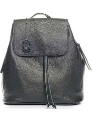 Anna Morellini Skórzany plecak "Claire" w kolorze czarnym - 29 x 32 x 12 cm rozmiar: onesize. Czarne plecaki damskie Anna Morellini, bez wzorów, z materiału. Za 304.99 zł.