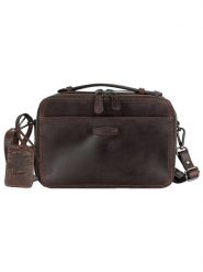 SPARWELL Skórzana torebka "Katalina" w kolorze brązowym - 24 x 16 x 8 cm rozmiar: onesize. Brązowe torebki klasyczne damskie SPARWELL, bez wzorów, z materiału, bez dodatków. Za 195.95 zł.