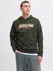 Jack & Jones Bluza "Urban" w kolorze khaki rozmiar: L. Brązowe bluzy z kapturem męskie Jack & Jones, l. Za 122.38 zł.