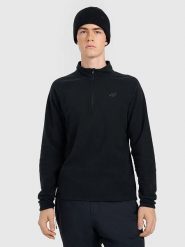 4F Bluza polarowa w kolorze czarnym rozmiar: XL. Czarne bluzy bez kaptura męskie 4f, xl, z polaru. Za 56.39 zł.