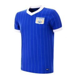 Koszulka retro piłkarska dla dorosłych - FC Zürich 1981 Wyjazdowa - Niebieska. Niebieskie t-shirty sportowe męskie COPA FOOTBALL, bez ramiączek, do piłki nożnej. Za 298.21 zł.