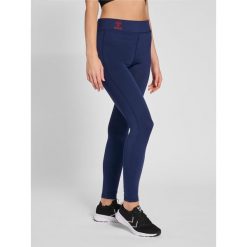 Damskie pełne legginsy Hummel q4 Hw. Niebieskie legginsy sportowe damskie HUMMEL, s, bez wzorów, z dżerseju, na fitness i siłownię. Za 190.00 zł.