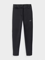 4F Spodnie narciarskie w kolorze czarnym rozmiar: M. Czarne spodnie dresowe damskie 4f, m, z polaru, narciarskie. Za 200.60 zł.