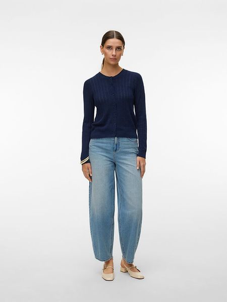 Vero Moda Kardigan w kolorze granatowym rozmiar: XS. Niebieskie kardigany damskie Vero Moda, s, bez wzorów, z wiskozy. Za 48.05 zł.