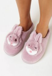 Różowe Kapcie Orike. Czerwone kapcie damskie Born2be, z weluru. Za 29.99 zł.
