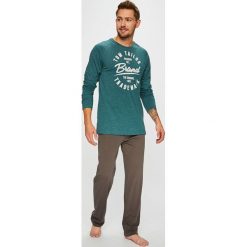 Tom Tailor Denim - Piżama. Szare piżamy męskie Tom Tailor Denim, bez wzorów, z bawełny, bez ramiączek. W wyprzedaży za 129.90 zł.
