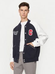 Champion Bluza 220443 Granatowy Loose Fit. Niebieskie bluzy bez kaptura męskie CHAMPION, m, z bawełny. Za 269.99 zł.