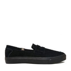 Tenisówki DC Shoes. Czarne trampki i tenisówki męskie DC Shoes, bez wzorów, bez zapięcia. Za 279.99 zł.