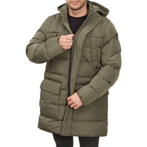 Kurtka GEOX M HILSTONE PARKA Zielony. Zielone kurtki męskie Geox, m, bez wzorów, z tkaniny. Za 615.99 zł.