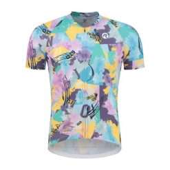 Koszulka rowerowa męska Rogelli Vintage. Fioletowe t-shirty sportowe męskie Rogelli, m, bez ramiączek, rowerowe. Za 309.99 zł.
