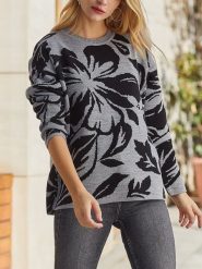 Milan Kiss Sweter w kolorze szarym rozmiar: XL. Szare swetry klasyczne damskie Milan Kiss, xl, bez kołnierzyka. Za 130.99 zł.