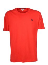 U.S. Polo Assn. Koszulka w kolorze czerwonym rozmiar: XXL. Czerwone koszulki polo męskie U.S. Polo Assn., s, bez wzorów, z bawełny, bez ramiączek. Za 79.03 zł.