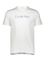 Calvin Klein Koszulka w kolorze białym rozmiar: XXL. Białe t-shirty damskie CALVIN KLEIN, xxl, bez wzorów, z bawełny, bez kołnierzyka. Za 126.99 zł.