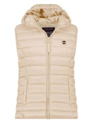 ANAPURNA Kamizelka pikowana "Vakitalana" w kolorze beżowym rozmiar: XXL. Brązowe kamizelki damskie ANAPURNA, xxl. Za 122.09 zł.