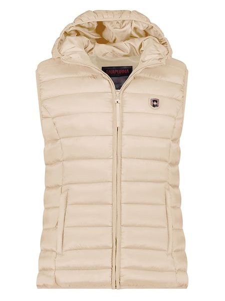 ANAPURNA Kamizelka pikowana "Vakitalana" w kolorze beżowym rozmiar: XXL. Brązowe kamizelki damskie ANAPURNA, xxl. Za 113.36 zł.