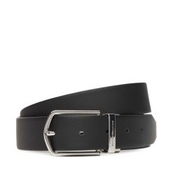 Pasek Męski Tommy Hilfiger. Czarne paski męskie Tommy Hilfiger, bez wzorów. Za 219.99 zł.