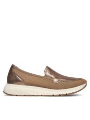 Caprice Półbuty 9-24751-46 Brązowy. Brązowe półbuty damskie Caprice, bez wzorów, ze skóry, bez obcasa, na płaskiej podeszwie. Za 275.99 zł.