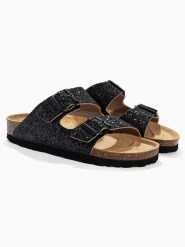Sunbay Klapki "Trefle" w kolorze czarnym rozmiar: 40. Czarne klapki damskie Sunbay, bez wzorów, bez obcasa. Za 144.95 zł.