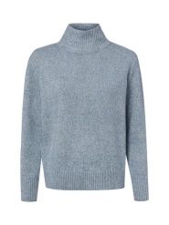 VG Sweter Kobiety Sztuczne włókno niebieski, XL. Niebieskie swetry klasyczne damskie VG, xl, z syntetyku, bez kołnierzyka. Za 249.95 zł.