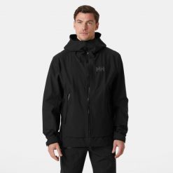 Kurtka narciarska Helly Hansen Verglas Bc. Czarne kurtki męskie Helly Hansen, na zimę, m, bez wzorów, sportowe, bez kaptura. W wyprzedaży za 1,467.50 zł.