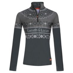 Bluza narciarska Męska Gareth & Lucas Eighty-Two. Białe bluzy bez kaptura męskie GARETH & LUCAS, m, z elastanu. Za 229.99 zł.