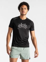 Dare 2b Koszulka sportowa "Tech" w kolorze czarnym rozmiar: XL. Czarne t-shirty sportowe męskie Dare 2b, s, z materiału, bez ramiączek, outdoorowe. Za 60.95 zł.