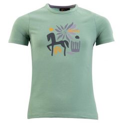 T-shirt dla dziewczynki BR Equitation. Zielone koszulki dziewczęce BR, m, bez wzorów, z bawełny, bez ramiączek. Za 182.00 zł.