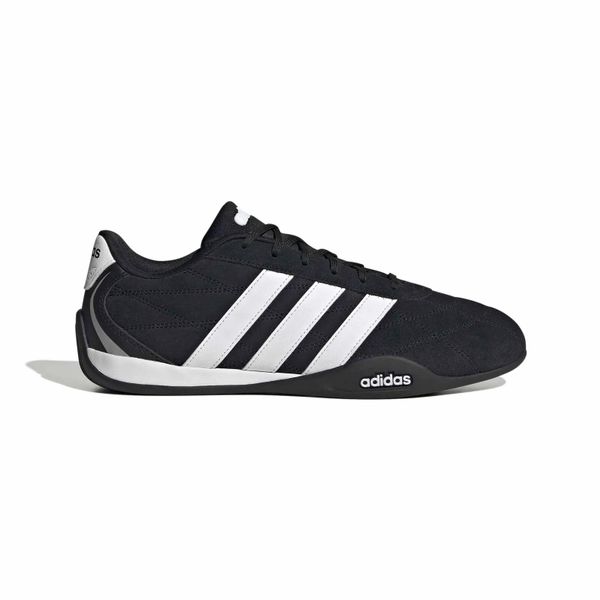 Buty męskie ADIDAS ADIPISTA 38. Czarne buty sportowe na co dzień męskie Adidas, z gumy, bez zapięcia, trekkingowe. Za 299.00 zł.