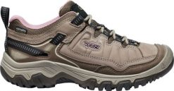 Buty trekkingowe Keen Targhee IV WP W brązowo-szare/różowe. Brązowe obuwie trekkingowe damskie Keen. Za 688.45 zł.