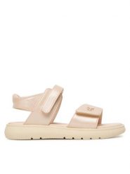 Calvin Klein Sandały Velcro Sandal V1A2-83241-1372 S Różowy. Czerwone sandały dziewczęce CALVIN KLEIN, ze skóry, bez zapięcia. Za 349.99 zł.