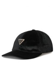 Guess Czapka z daszkiem AW5630 POL01 Czarny. Czarne czapki z daszkiem damskie Guess, z aplikacjami. Za 154.99 zł.