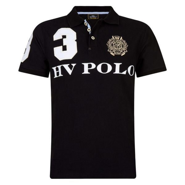 Koszulka polo do jazdy konnej HV Polo Favouritas. Czarne koszulki polo męskie HV POLO, m, bez wzorów, bez ramiączek. W wyprzedaży za 267.00 zł.