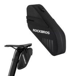 Sakwa, torba rowerowa pod siodełko ROCKBROS (30130078002). Czarne torby męskie na ramię ROCKBROS, bez wzorów, na ramię. Za 65.99 zł.
