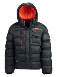 Geographical Norway Kurtka zimowa "Citernier" w kolorze granatowym rozmiar: S. Niebieskie kurtki męskie Geographical Norway, na zimę, s, bez wzorów, bez kaptura. Za 223.46 zł.
