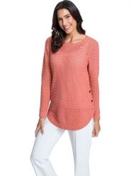 WITT WEIDEN Sweter w kolorze koralowym rozmiar: 40. Czerwone swetry klasyczne damskie WITT WEIDEN, bez kołnierzyka. Za 56.99 zł.