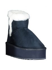 Geographical Norway Botki zimowe "Oslo" w kolorze granatowym rozmiar: 41. Niebieskie botki damskie Geographical Norway, na zimę, z materiału, bez obcasa, na platformie, bez zapięcia. Za 86.99 zł.