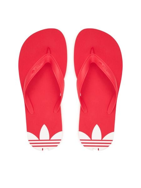 Adidas Japonki Adi Sun Thongs JQ2497 Czerwony. Czerwone klapki damskie Adidas, bez wzorów, z syntetyku, bez obcasa. Za 89.99 zł.