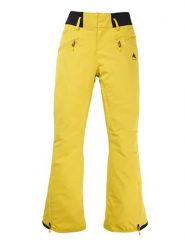 Burton Spodnie narciarskie "Marcy High Rise 2L Stretch" w kolorze żółtym rozmiar: XS. Żółte spodnie dresowe damskie Burton, l, z materiału, narciarskie. Za 281.10 zł.
