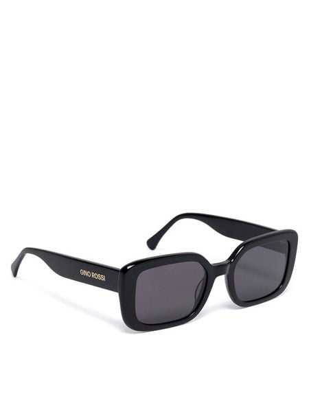Gino Rossi Okulary przeciwsłoneczne LD81598 Czarny. Czarne okulary przeciwsłoneczne męskie Gino Rossi, z tworzywa sztucznego. Za 149.99 zł.