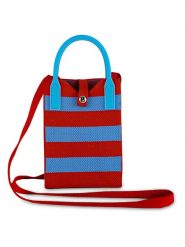 WD lifestyle Torebka w kolorze czerwono-błękitnym na telefon - 12 x 17 x 3 cm rozmiar: onesize. Czerwone torebki klasyczne damskie WD lifestyle, bez wzorów, z materiału, bez dodatków. Za 31.43 zł.