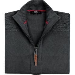 Sweter LINO SWS000080. Brązowe kardigany męskie Giacomo Conti, m, bez wzorów, z bawełny, wizytowe, bez kołnierzyka. Za 229.00 zł.