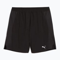 Spodenki do biegania męskie PUMA Run Velocity 7". Czarne szorty męskie Puma, bez kołnierzyka. W wyprzedaży za 161.30 zł.