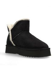 Wrangler Botki zimowe "Elsa" w kolorze czarnym rozmiar: 41. Czarne botki damskie Wrangler, na zimę, bez obcasa, na platformie, bez zapięcia. Za 202.50 zł.