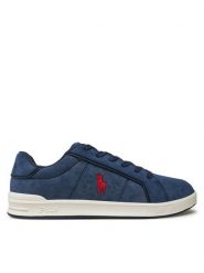 Polo Ralph Lauren Sneakersy Heritage Court III RL01255410 Granatowy. Niebieskie buty sportowe chłopięce Polo Ralph Lauren, z materiału, bez zapięcia. Za 249.99 zł.