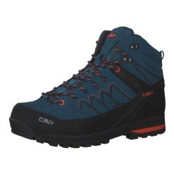 Buty trekkingowe męskie CMP Moon Mid WP. Niebieskie buty trekkingowe męskie CMP, z gumy, bez zapięcia, trekkingowe. Za 479.00 zł.