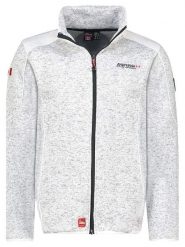 ANAPURNA Kurtka polarowa "Titlana" w kolorze białym rozmiar: 3XL. Brązowe kurtki męskie ANAPURNA, xl, bez wzorów, z polaru, bez kaptura. Za 162.95 zł.