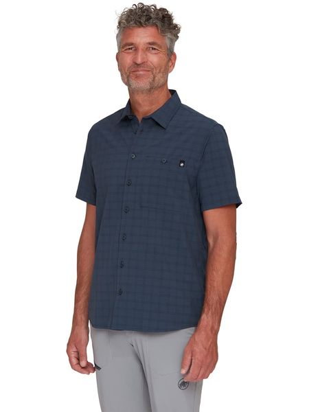 Mammut Koszula w kolorze granatowym rozmiar: S. Niebieskie koszule męskie Mammut, s, bez wzorów, bez kołnierzyka, bez ramiączek. Za 209.95 zł.