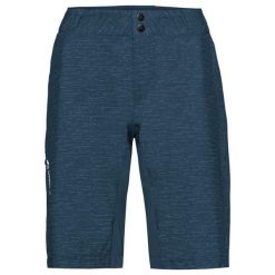 Szorty damskie VAUDE Ligure. Niebieskie szorty damskie Vaude, bez wzorów. Za 452.70 zł.