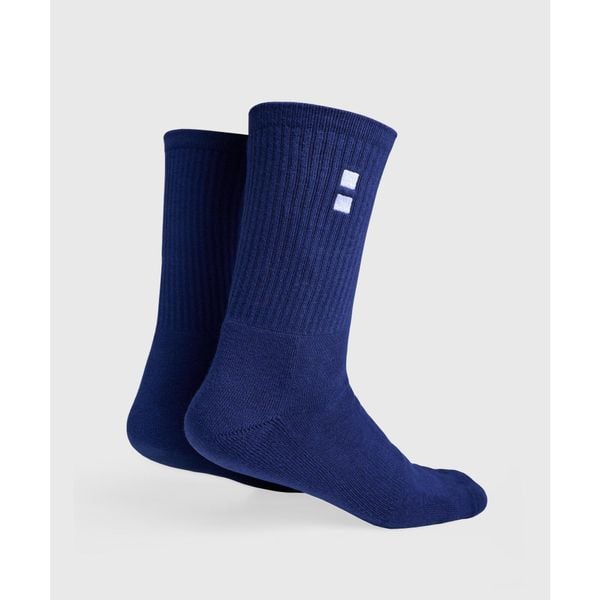 Skarpety sportowe tenis Club 2 pary granatowe. Niebieskie skarpetki męskie NORDICDOTS, bez wzorów, z bawełny. Za 105.00 zł.